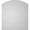 Ekena Millwork Arch Top Surface Mount PVC Gable Vent: Functional, w/ 3-1/2"W x 1"P Standard Frame, 16"W x 18"H GVPAR16X1801SF - alternate 3